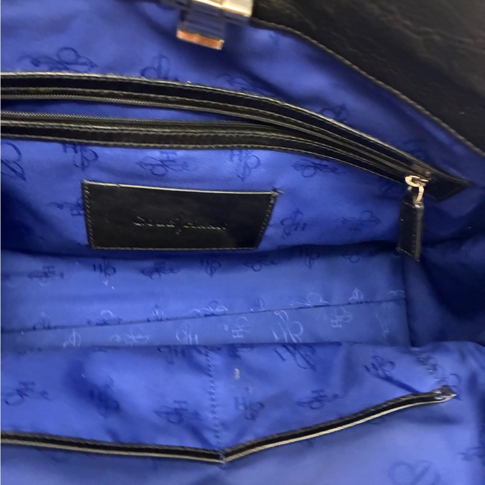 Cole Haan Black Satchel with Gold Details - Picture 8 of 8